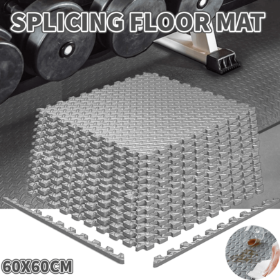 4/8/24PCS Soft Foam Exercise Floor Mats, Interlocking Soft Foam Floor Mat - Protective Gym Flooring Set, Exercise Mats EVA Puzzle Rubber Tiles, Ground