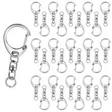 36pcs Alloy Swivel Lobster Clasp Keychain Set, Including 18pcs Metal Open Ring Keychain Hooks And 18pcs Metal Jump Rings, Suitable For DIY Jewelry, Craft Making, Holiday Gifts, Anniversary, Pet Collar, Bag Accessories (4 Colors)