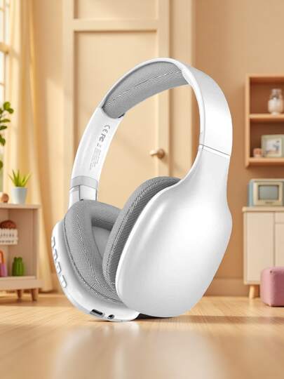 Wireless Low-Delay Over-Ear Headphones, Bluetooth Headset With Radio Function, Plug & Wireless Support, Rechargeable Headphones For Gamers, Movie Lovers & Gifts