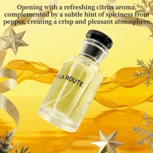 Light Yellow Citrus Scented Perfume - Subtle Unisex Fragrance,Long-Lasting,Perfume For Women,Fragrance Men,Fragrance World - 100ml/3.4 FL.OZ. - 柑橘調 - 查看 2