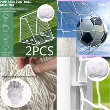 1 Set Polyester Football Net, Outdoor/Indoor 5-A-Side Soccer Rebound Net, Standard Size, Easy Installation, Durable, Excluding Poles, With Storage Bag For Convenient Carrying