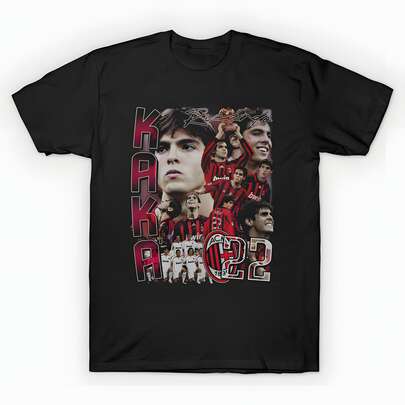 Ricardo Kaka Milan Classic T-Shirt unisex de la de algodón puro de alta densidad de 220 g. C-AmiS-eta uniS-ex 100 % aL-Godón de - Tejido de alta densidad. Apta para todo tipo de perS-onas, ya sean mujeres o hombres. Tejido duradero de alta C-Alidad apto para todas las estaciones, suave al tacto pero duradero. Tops transpirables. Conjuntos de otoño para mujer. Conjuntos de vaC-Aciones para mujer. Disfraz de Halloween para mujer.
