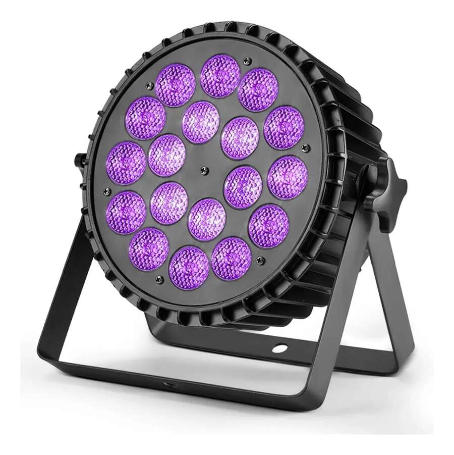 Luces Led Stage Par 18 X 18 W Rgbwa+uv 6 En 1 A Todo Color P - Tipo de Enchufe B USA (110-127V) - Ver 1