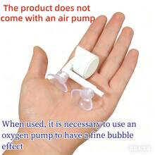 1个超高密度纳米气泡增氧器，鱼缸气泡墙，水族箱氧气发生器，采用纳米气泡技术，改善鱼类健康和外观。适用于小型和中型水族箱。（气泵需另购）