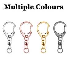 36pcs Alloy Swivel Lobster Clasp Keychain Set, Including 18pcs Metal Open Ring Keychain Hooks And 18pcs Metal Jump Rings, Suitable For DIY Jewelry, Craft Making, Holiday Gifts, Anniversary, Pet Collar, Bag Accessories (4 Colors)