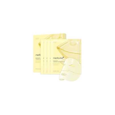  Medicube - Kojic Acid Turmeric Brightening Gel Mask Pack (4 Pcs X 28g)