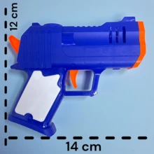 Pistola Lanza Dardos Espuma – 3 Colores Disponibles + 4 Dardos Incluidos - Azul - Ver 2