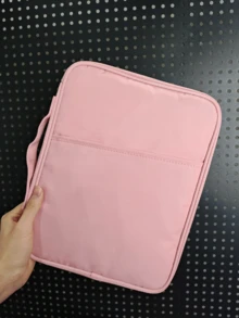 Tablet Protective Case/IPad Carrying Bag, Compatible With IPad, Kindle, Galaxy And Android Tablets, Waterproof, With Handle And Front Pocket. (Pink) - Pink - View 3
