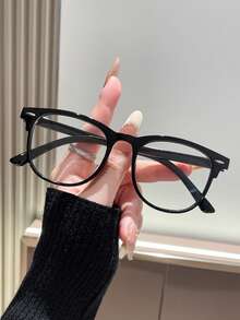 1/3pcs Retro Lightweight Fashion Glasses Set - Fashionable Full Frame Blue Ray Blocking Glasses - Multicolor - View 11