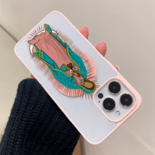 Patrón de dibujo, carcasa de teléfono móvil simple y de moda, compatible con iPhone 11 / 12 / 13 / 14 / 15 / 16 / Pro / Max y Galaxy plus / Pro / S22 / S23 / S24 / s25 / ultra / fe. Muy adecuado como regalo de vacaciones, regalo de San valentín. - Rosa - Ver 5