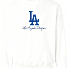 ChristmasMay Include A Gray Sweatshirt With A  LA Dodgers Logo And The Text (2)Loose And Comfortablewinter Clothes For Men - 白色 - 查看 11