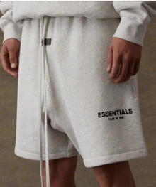 Essentials 男士运动短裤 速干吸湿排汗 轻盈柔软 弹性腰带 易于搭配 健身跑步训练 夏季 黑色 160BT212012F - 白色 - 查看 5