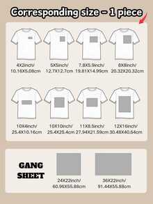 Bộ 1/5/10 miếng dán chuyển nhiệt DTF tùy chỉnh, dán ảnh và chữ lên quần áo theo yêu cầu, tự làm decal chuyển nhiệt, ảnh và chữ có thể tùy chỉnh, nhiều kích cỡ decal ủi tùy chỉnh, decal chuyển nhiệt áo thun, dành cho gia đình. - Phim chuyển nhiều màu - Xem 19