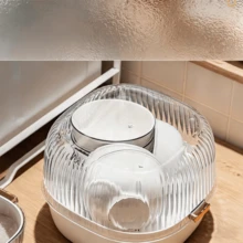 1个重型塑料厨房沥水架 - 多功能沥水架，带排水系统，节省空间设计，易于清洁和存放，适用于家庭和餐厅使用 - 非常适合清洗蔬菜、水果、意大利面和大米 - 经久耐用 - 彩色 - 查看 9