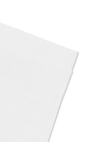 1 Set Summer Sexy Fitted Strapless Top & Bodycon Skirt Suit, Knit Fabric 180G - Black and White - View 4