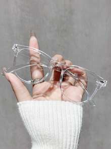 1/3pcs Retro Lightweight Fashion Glasses Set - Fashionable Full Frame Blue Ray Blocking Glasses - Multicolor - View 9