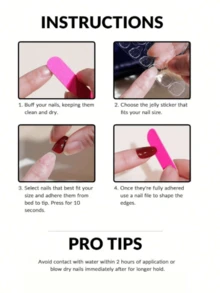 10pcs Pink Cat Eye Almond Shaped Handmade Press-On Nail Stickers, Pink Nails, Shiny Cat Eye, Solid Color Nails, Handmade False Nails, Decorated With 3D Rhinestones, Suitable For Girls And Women For Daily Wear, Weddings, Holidays, School, Parties, Nail Decor, Includes Gel And Nail File. Nail Supplies - Baby Pink - View 8