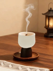 1个可爱简约创意卧室香炉，香炉装饰，香薰扩散器，蚊香架，家居装饰，房间装饰，瑜伽室，露营，花园，露台，经典烛光晚餐道具，装饰品 - 彩色 - 查看 14