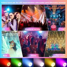 Luces Led Stage Par 18 X 18 W Rgbwa+uv 6 En 1 A Todo Color P - Tipo de Enchufe B USA (110-127V) - Ver 7