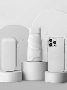 Black Windproof And Waterproof Folding Umbrella, Suitable For Business People's Travel, Sturdy Windproof Travel Umbrella, Aluminum Umbrella Pole, Black, Lightweight, Strong Ultraviolet, Foldable, Compact, Portable, Rainproof, Sunscreen.