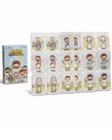 Kit 20 Jogo da Memória Jesus e Seus Amigos Apostolos Discipulos Biblico Lembrancinha Infantil Prenda - 20 CX JOGO DA MEMORIA JESUS E SEUS AMIGOS - Visão 8