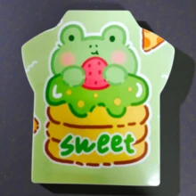✨ Espejo de Bolsillo Kawaii – 4 Colores Disponibles con Diseños Surtidos - Verde Lima - Ver 1