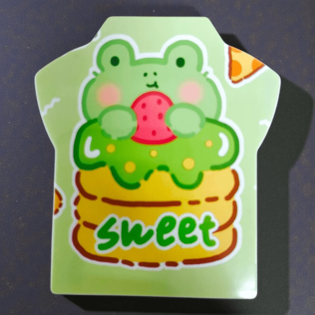 ✨ Espejo de Bolsillo Kawaii – 4 Colores Disponibles con Diseños Surtidos - Verde Lima - Ver 1