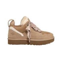 UGG Lowmel Women's Boot-Sneaker Hybrid |Sugarcane Sole & Suede Upper | Plush Wool Lining - Cát - Xem 1