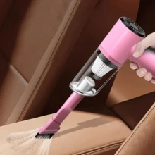 Aspirateur de voiture filaire 12V, mini aspirateur de voiture portatif haute puissance pour nettoyer les fentes/rainures, collecteur de poussière portable et compact - Multicolore - Voir 3
