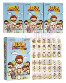 Kit 50 Jogo da Memória Jesus e Seus Amigos Apostolos Discipulos Biblico Lembrancinha Infantil Prenda - 5 CX JOGO DA MEMORIA JESUS E SEUS AMIGOS - Visão 8