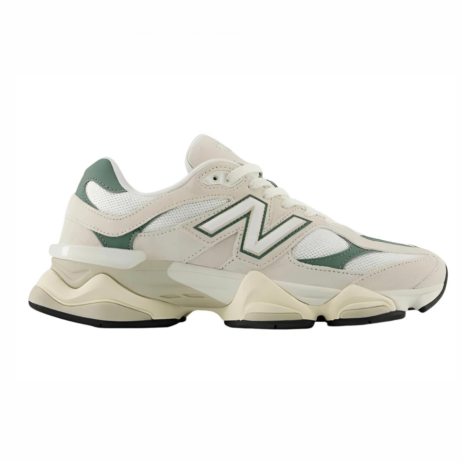 New Balance Men's 9060 Sneakers Men Casual Athletic Shoes Casual Shoes Sport Shoes  Vintage - White/Green - 查看 1