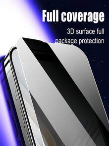 3片装9H全覆盖防窥钢化玻璃屏幕保护膜，兼容三星Galaxy/17/16/荣耀/Poco/红米等多种机型，防摔、不易碎、防窥钢化玻璃，无气泡，易贴，坚固耐用，不支持指纹解锁，屏幕保护必备品，适用于日常、办公、家庭使用。手机屏幕保护膜，手机配件，隐私屏幕保护膜，防水防震防摔防刮。 - 黑色 - 查看 7