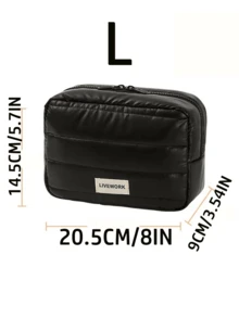 1 geantă de machiaj multifuncțională pentru călătorii, geantă cosmetică de mare capacitate, geantă de toaletă, organizator pentru îngrijirea pielii, esențială pentru călătorii, croazieră, cămin, cadou pentru domnișoare de onoare, Ziua Mamei, ziua de naștere