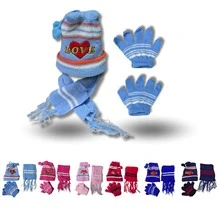 12 piezas de Conjunto de invierno para bebé 0-6 meses con gorro, bufanda y guantes, diseño cálido, suave y cómodo para temporada de frío - Surtido - Ver 1