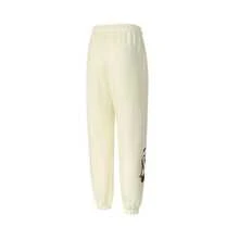 Nike Women's Logo Print Training Knit Sweatpants, - Off White - View 6
