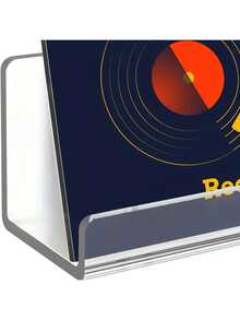Clear Acrylic Record Holder - Wall Mounted Album Shelf And Display Rack For Record Collectors - Home Decor Organizer For Living Room And Bathroom Fall Home Decor Room Decor - Transparent - View 7