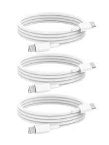 30W 高速 PD 数据线，兼容 14、13、12、8、Plus、Mini、11、Pro、XS、Max、X、XR - 支持快速充电、数据传输和 PD 快充 - 耐用、小巧、轻便的 USB-C 转 Lightning 数据线，适合日常使用，也是理想的圣诞礼物/家庭礼物