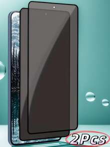 2 piezas Protector de pantalla de vidrio templado con privacidad compatible con Samsung A06/A02/A03/A04/A12/A20/A22/A23/A30/A32/A70/A72/A73/M10 y talla grande modelos, protege tu privacidad, esencial para la protección de la pantalla, aplicable para uso diario, oficina y hogar. Protector de pantalla de teléfono con privacidad, resistente al agua, a los golpes, a los arañazos y a las caídas. - Negro - Ver 11