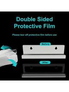 Clear Acrylic Record Holder - Wall Mounted Album Shelf And Display Rack For Record Collectors - Home Decor Organizer For Living Room And Bathroom Fall Home Decor Room Decor - Transparent - View 4