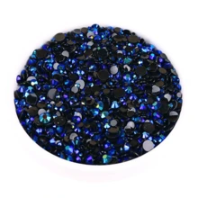 2MM-6MM, 5 Sizes Mix, 2000pcs/Pack, Jelly Candy AB Colors Glue On Round Flatback Rhinestones Gems Beads DIY Stones Diamond Design Accessories Glitter Manicure Decal Decorations For Phone Cover,Clothes,Bag,Shoes, Handicraft Products.