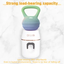 Toothpaste Squeezing Tool, Fully Automatic Squeezer Storage Rack,Easy-Install Wall-Mounted Toothpaste Dispenser-No Drilling Required-Perfect For Bathroom Organization - White - View 7