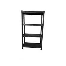 Modular Multi-Use Plastic Bookshelf. - 4 Shelves - View 3