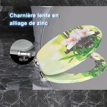 SINOBATH Sedili water, decorazione per il bagno - fiori - Visualizzare 3