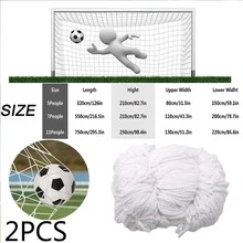 1 Set Polyester Football Net, Outdoor/Indoor 5-A-Side Soccer Rebound Net, Standard Size, Easy Installation, Durable, Excluding Poles, With Storage Bag For Convenient Carrying