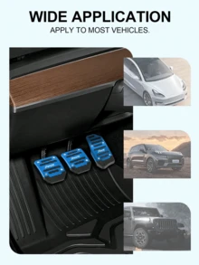 Car Brake & Accelerator Pedal Covers, Non-Slip Automotive Pedal Pads, Manual/Automatic Transmission Brake & Accelerator Pedal, Car Accessories