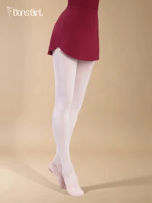 DonsGirl 1 Stück Ballettrock für Damen mit bogenförmigem Saum zur Formung des Pos