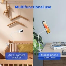 Baby Monitor Bracket - A Universal Adjustable Baby Camera Clip On Bracket Suitable For Most Baby Monitors, A Detachable Arm Monitor Bracket Flexible Bracket Suitable For Baby Beds - Multicolor - View 10