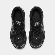 ASICS Gel 1130 Abrasion Resistant Rebound Breathable Support Low Top Kids' Running Shoes Black Silver Teenagers 1204A169-001 | Cushioned Performance, Lightweight Comfort - 黑色 - 查看 4