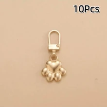 4/10个猫爪金属拉链拉片，可拆卸，适用于衣物、包袋、外套拉链更换，拉链维修工具 - 彩色 - 查看 21