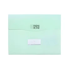 Carpeta Fuelle Expansible de Gran Capacidad, Disponible en 3 Colores Distintos, Ideal para Mantener Documentos Ordenados, Protegerlos y Facilitar una Organización Eficiente en Oficina, Escuela o Hogar - verde menta - Ver 1